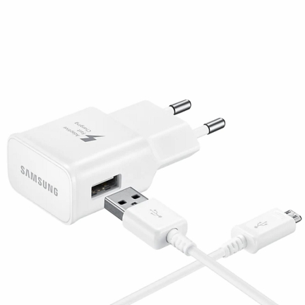 Зарядное устройство Samsung microUSB 2A White (Оригинал)