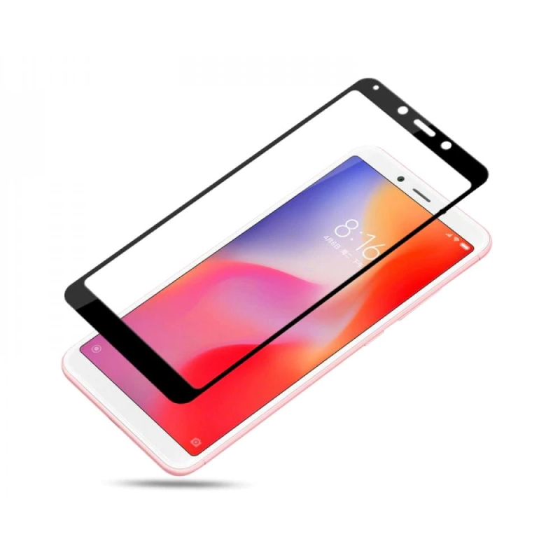 Защитное стекло 3D для Xiaomi Redmi 6/6A Черное