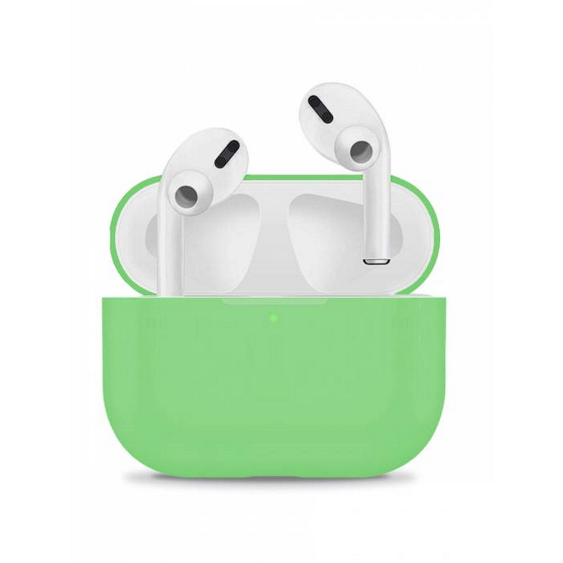 Чехол AirPods Pro Silicone Case Green Green (Зелёный)