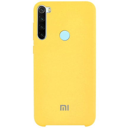 Чехол Xiaomi Redmi Note 8 Silicone Cover Yellow Red (Красный)