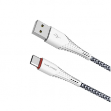 Кабель USB - Type-C / Borofone BX25 / 1M / Белый