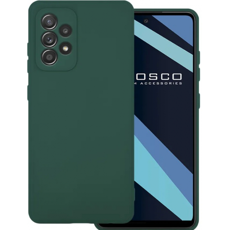 Чехол Galaxy A52 Silicone 360 BlueфЧехол Galaxy A52 Silicone 360 Khaki Green (Зелёный)