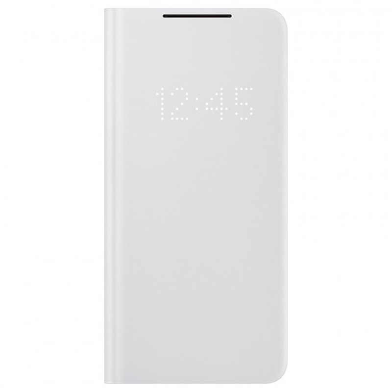 Чехол-книга Galaxy S21 Plus LED View Cover Light Grey Grey Gray (Серый)