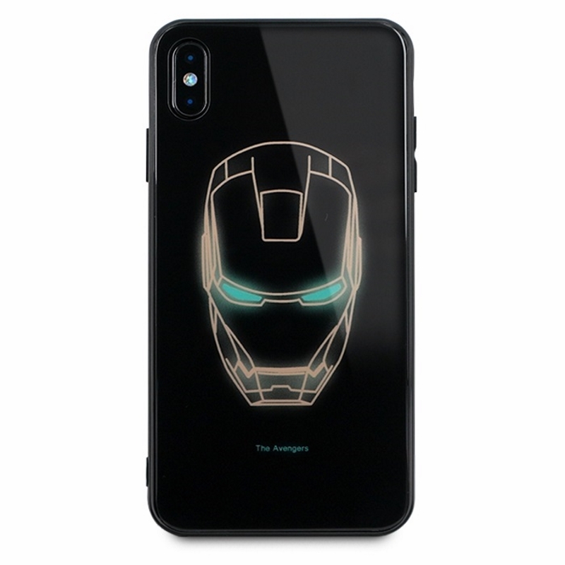 Чехол Xiaomi Redmi Note 7 Силикон Iron Man Red (Красный)