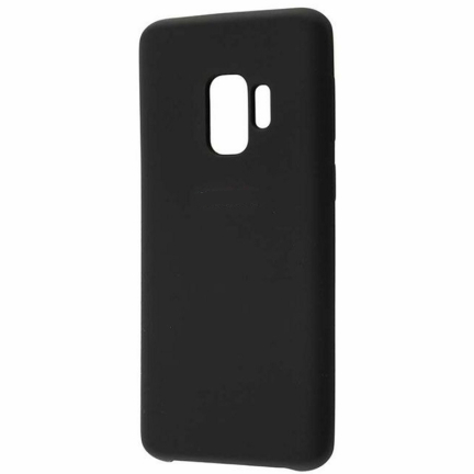 Чехол Galaxy S9 Silicone Cover Black Black (Черный)