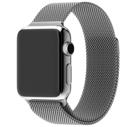 Ремешок для Apple Watch 42/44mm Milanese Loop Silver