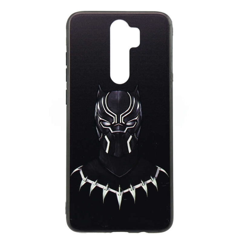 Чехол Xiaomi Redmi Note 8 Силикон Black Panther Black (Черный)