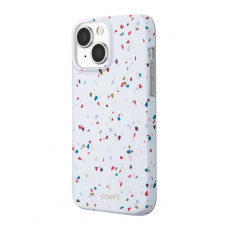 Чехол iPhone 13 Uniq Coehl Terrazzo White