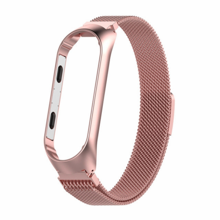 Ремешок для Mi Band 4 Milanese Rose Gold