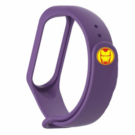 Ремешок для Mi Band 4 Iron Man Violet