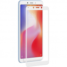 Защитное стекло 3D для Xiaomi Redmi 6/6A Белое (Тех.Упаковка)