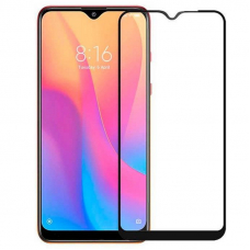 Защитное стекло 3D для Xiaomi Redmi 8/8A Черное (Тех.Упаковка)