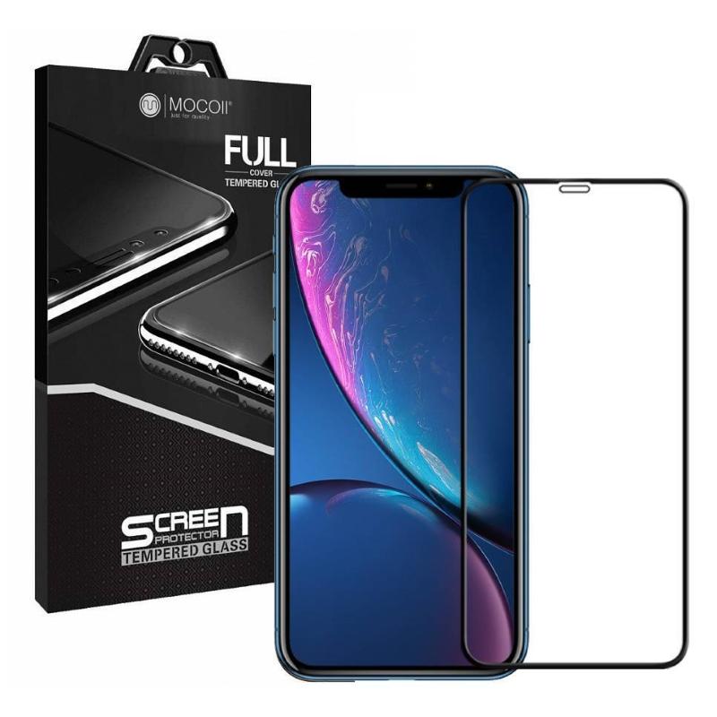 Защитное стекло 3D MOCOll Black Diamond для iPhone XR/11 Черное