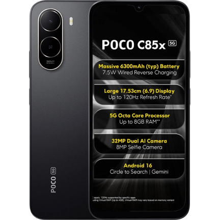 Xiaomi Poco C85x 4/64GB Black (Global)