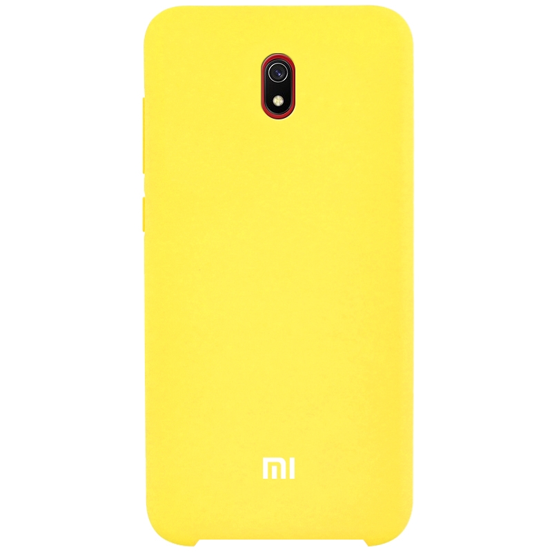 Чехол Xiaomi Redmi 8A Silicone Cover Yellow Red (Красный)