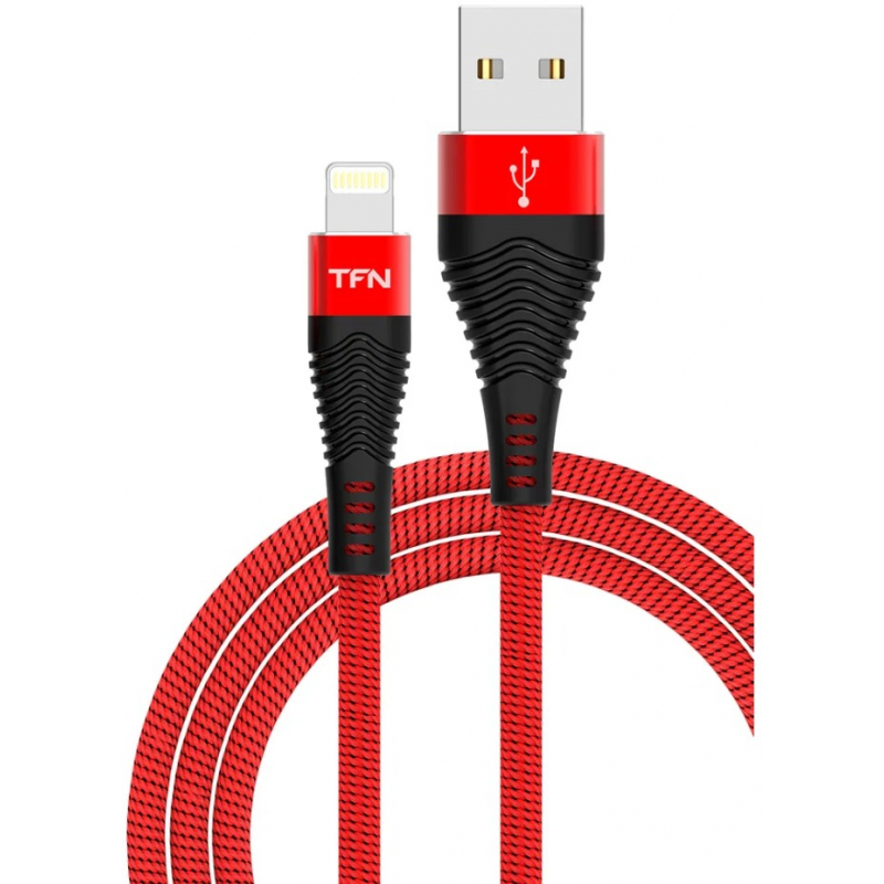 Кабель TFN USB/Lightning Forza Black-Red