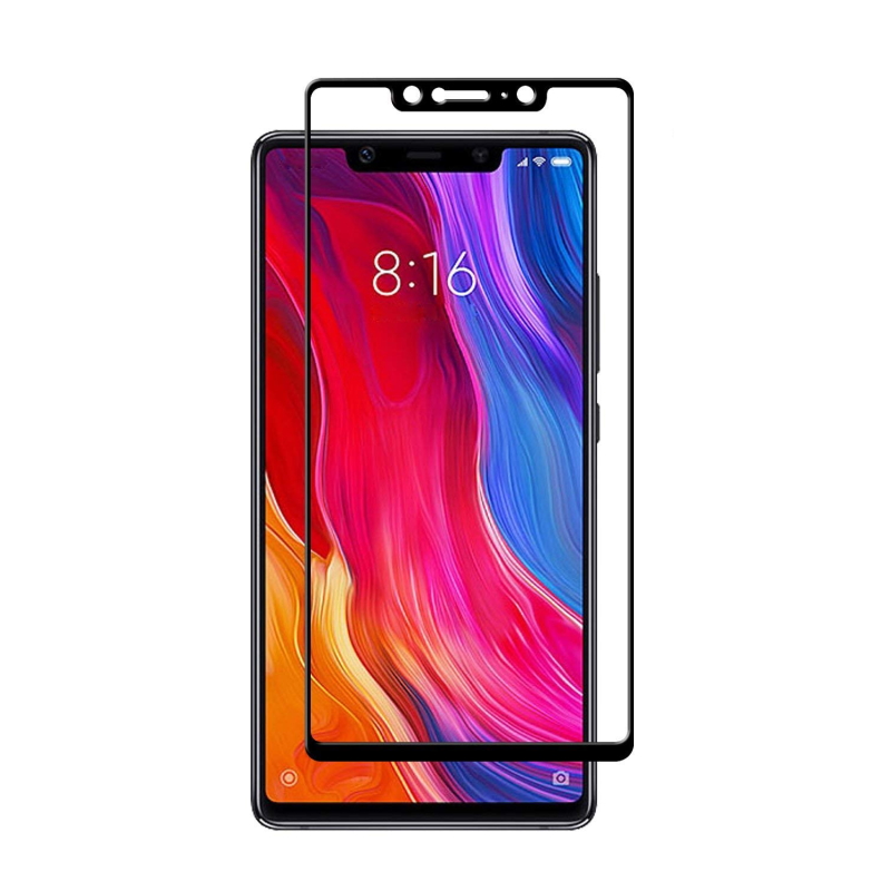 Защитное стекло 3D для Xiaomi Mi 8 SE Черное