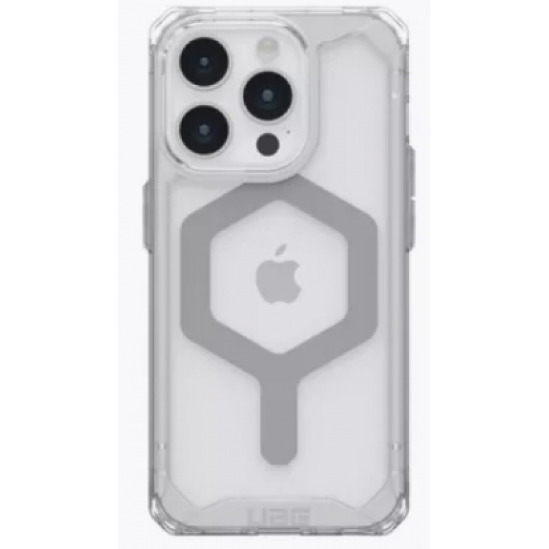 Чехол iPhone 15 UAG Plyo MagSafe Clear Silver Silver (Серебристый)